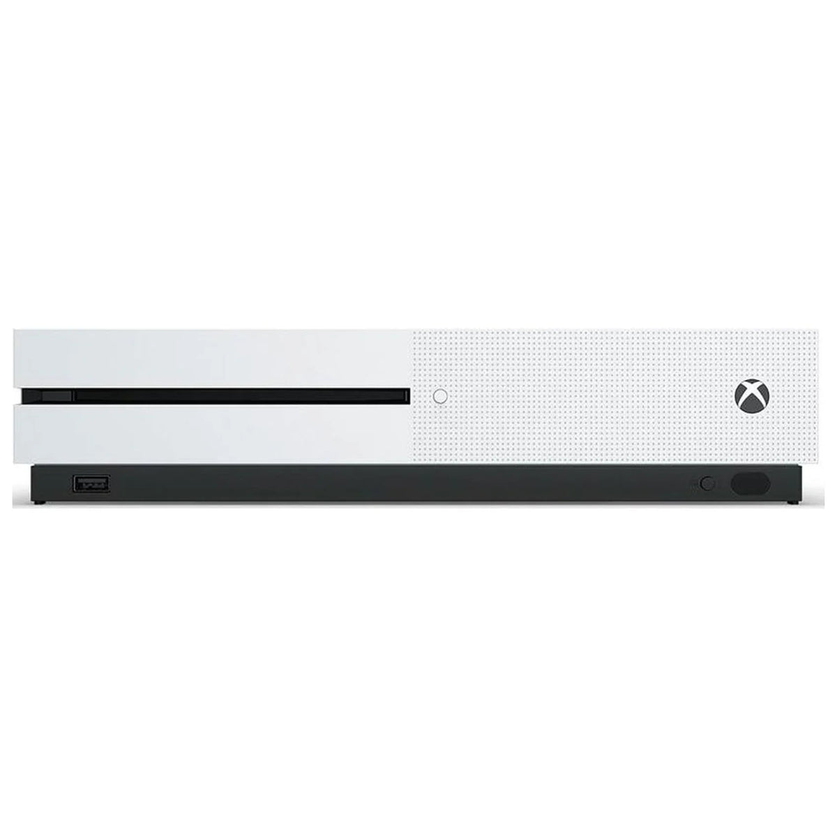 Microsoft Xbox One S 1Tb With 2 Controller, 4K Ultra Hd White With Bolt Axtion Cleaning Kit Hdmi Bundle Like New