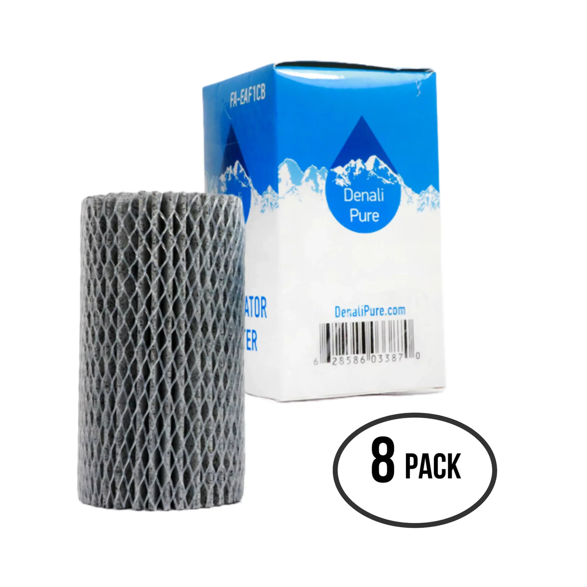 Filter Replacement Compatible Electrolux for with Air Refrigerator Electrolux - Fridge Air 8-Pack EAF1CB, 46-9917 EI27BS26JSA Filter