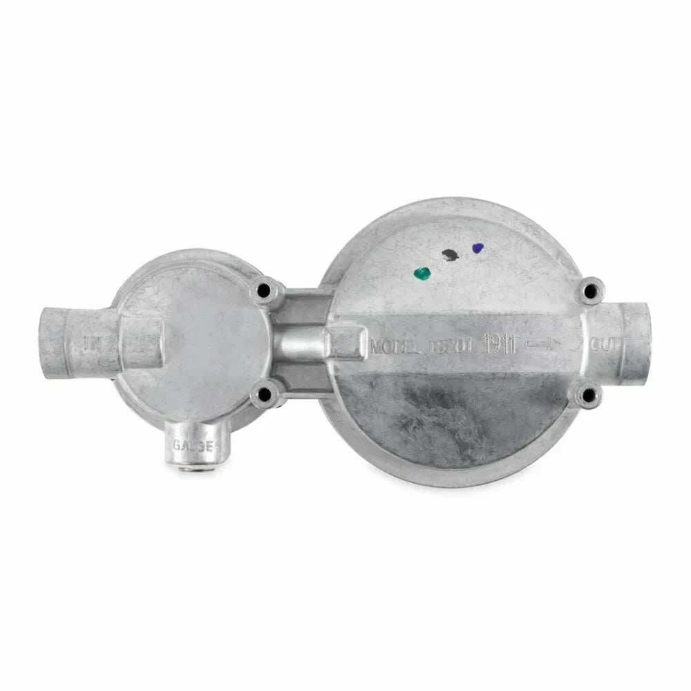 Camco Vertical 2-Stage Rv Propane Regulator - Silver (59313)