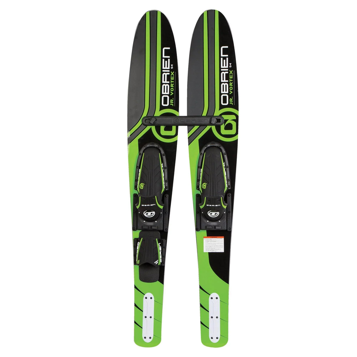 Obrien 54" Adjustable Combo Water Skis, Kids Size 2-Mens Size 7, Green (6 Pack)