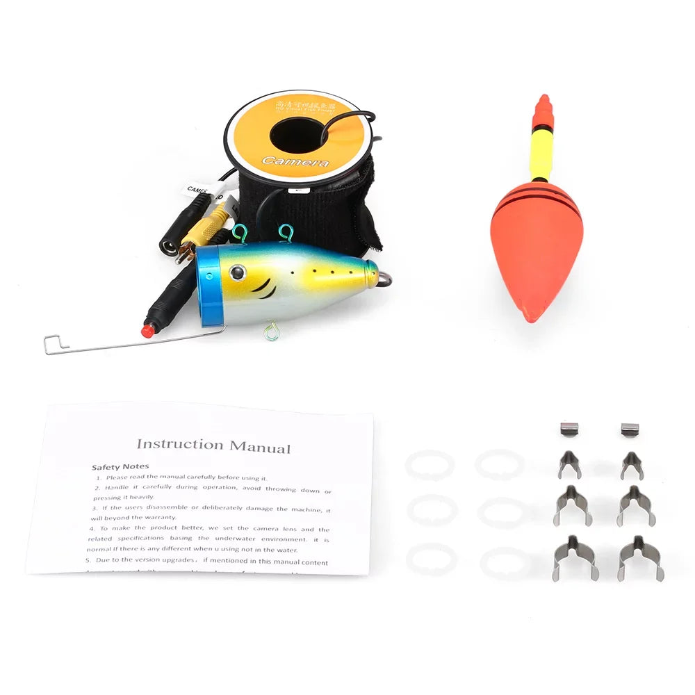 Fish 15m30m50m Fishing Shape LEDs Waterproof Mixfeer 1200TVL Cable Underwater 24 Ice Boat Vision with Fishing Night Accessories
