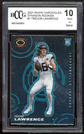 2021 Panini Chronicles Dynagon Rookies #1 Trevor Lawrence Card Bccg 10 Mint+