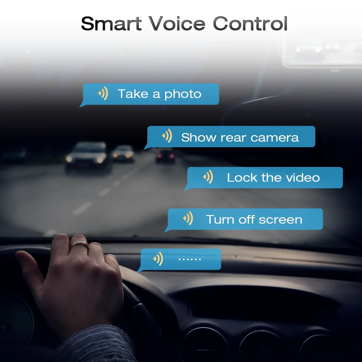 Toguard Rear View Mirror Camera, 12" Touch Screen 4K+1080P Front And Rear Dash Cam, Parking Assist, Parking Monitoring, Gps