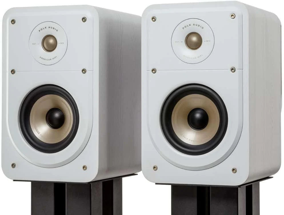 Polk Audio Signature Elite Es15 Głośniki Do Regału Na Książki, Głośniki Hifi Do Systemu Dźwięku Kina Domowego, Hi-Res Audio - Czarne(Biały)
