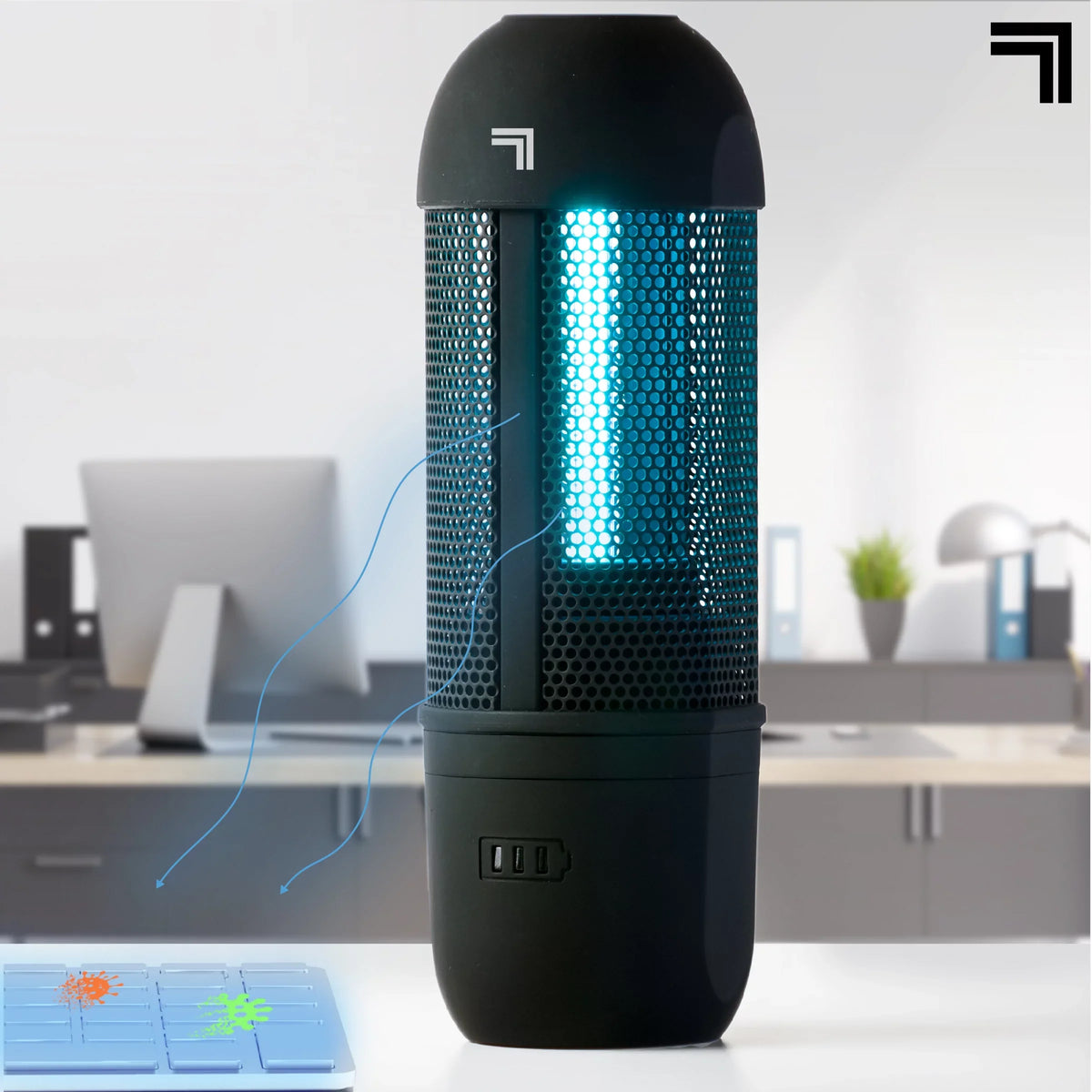 Keyboard No Ultraviolet Compact Bacteria, and SHARPER Surface of Clean IMAGE Kid’s Removes Germs Toys, Light, and 99.9% Damage Travel Residue Sanitizing Phones Disinfect and Portable Lamp, or UV