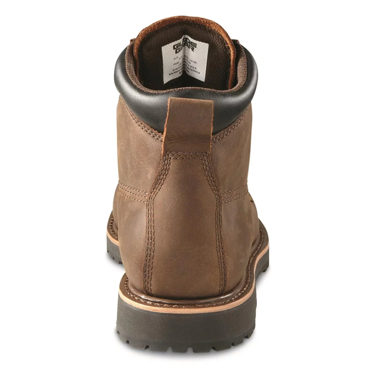 Gear Guide Leather Work Mens Moisture Shoes, Chukka Insoles, Timber Boots Waterproof Ankle Boot Rugged Wicking Pull-On