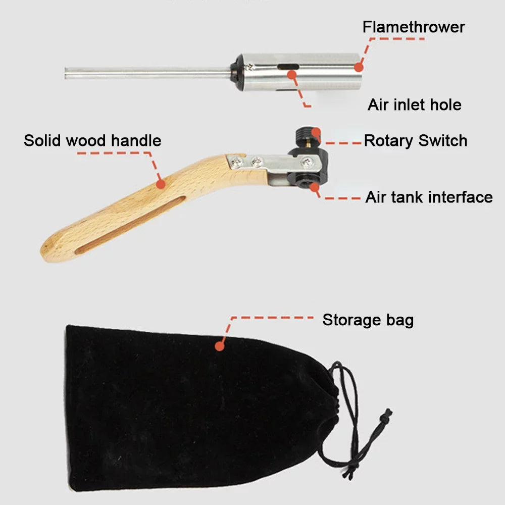 Picnic Apexeon Folding for and BBQ Burner, Camping Portable Gas Torch