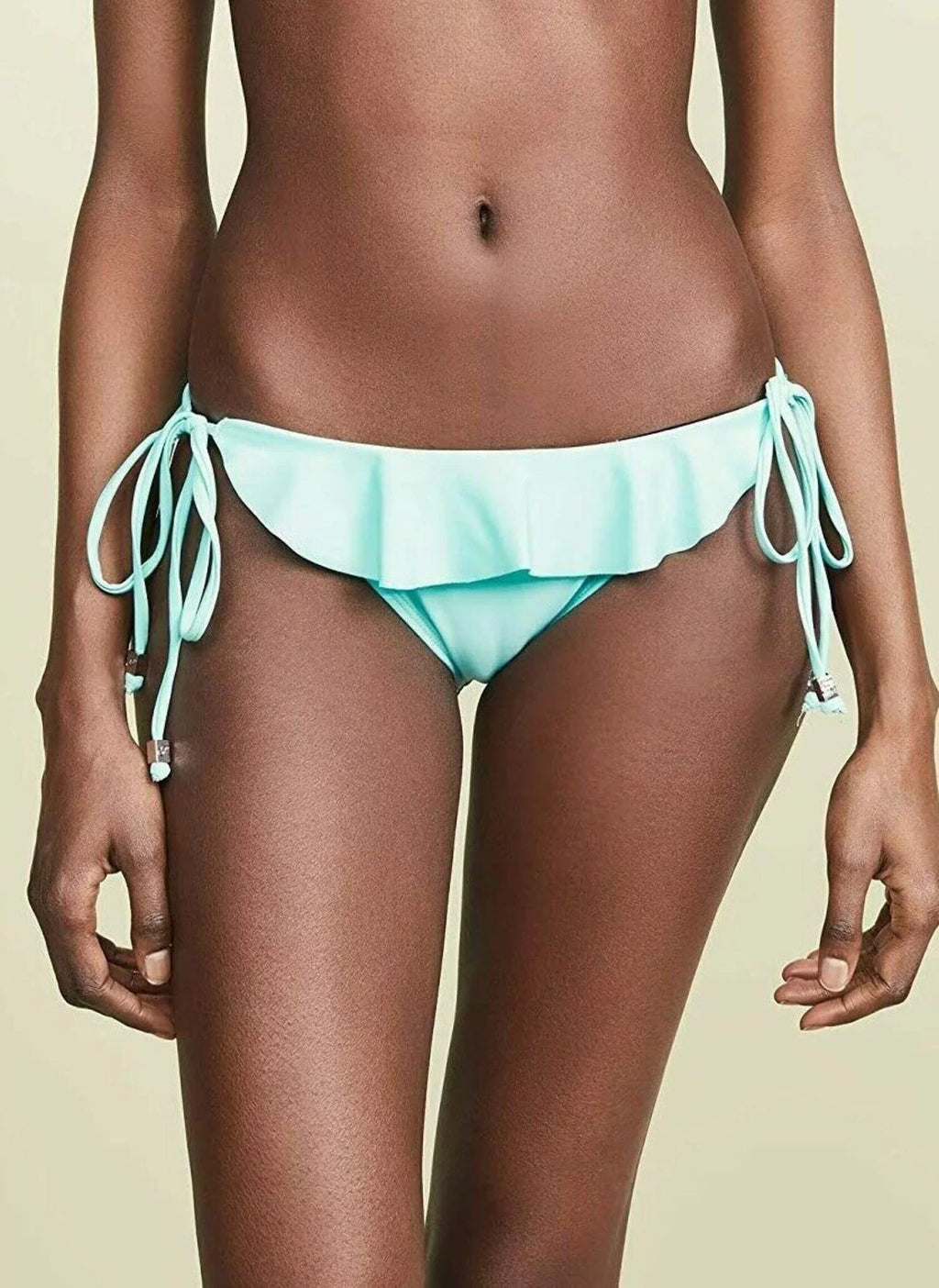 Bikini Ruffled Bottom String Shoshanna
