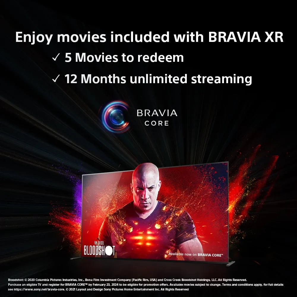with Model Vision 75" 4K LED Dolby 2021 X95J Series TV Full Ultra XR Smart HDR Array BRAVIA Class XR75X95J HD