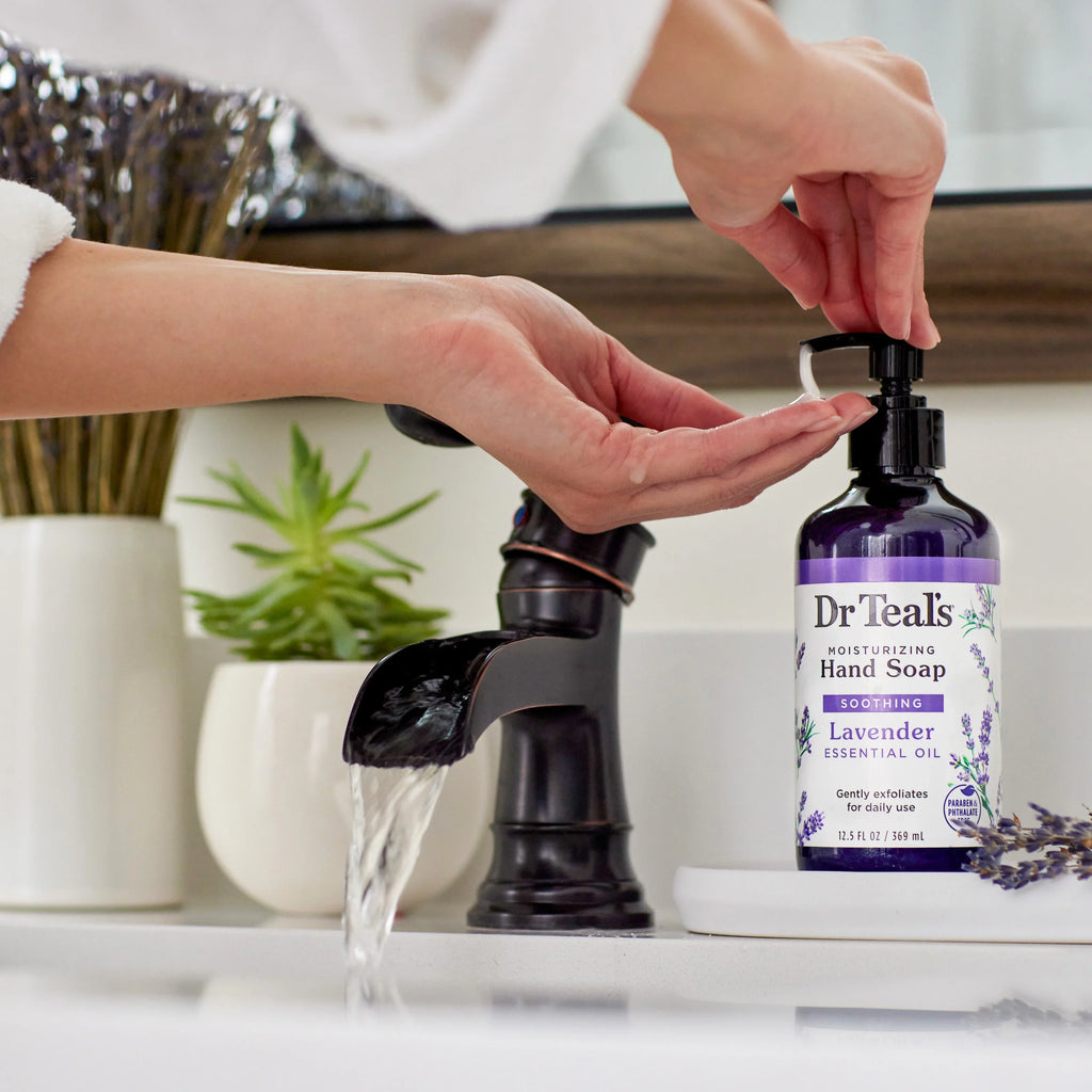 Lavender Hand Teal's 12.5 Soap, with oz. fl Oil, Essential Moisturizing Soothing Dr