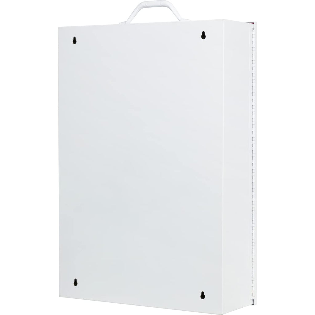 Rapid Care First Aid 80098 3 Shelf All Purpose First Aid Kit Cabinet, Class A+, Exceeds OSHA/ANSI Z308.1 2015, Wall Mountable