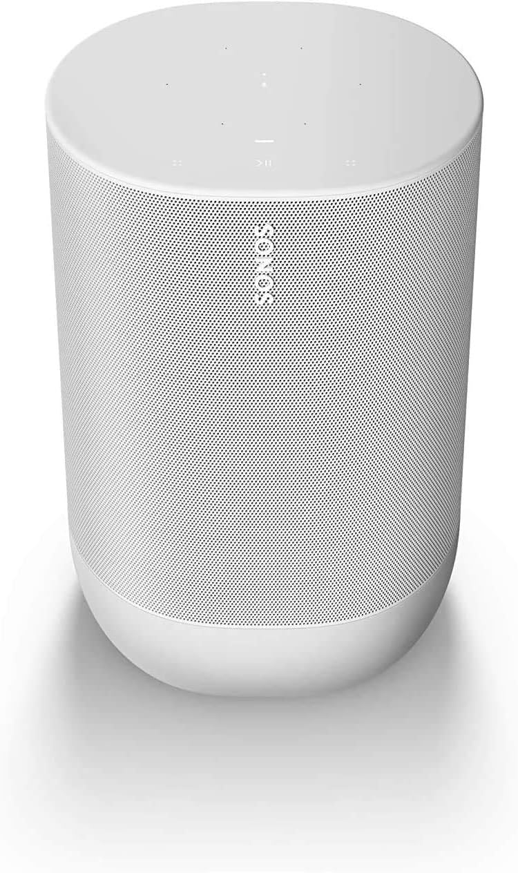 Sonos Move, Dzięki Temu Potężnemu, Wytrzymałemu I Wszechstronnemu Inteligentnemu Głośnikowi Możesz Cieszyć Się Odważnym Dźwiękiem, Który Cię Poruszy I