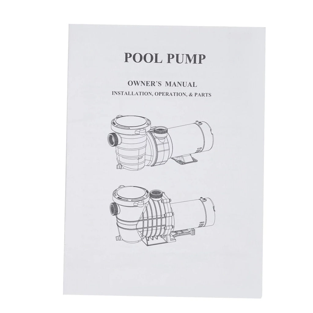 with Above Strainer 2.0hp Denest Pool Swimming and Inground/ Connectors Pump Ground Basket Hbp1500ⅱ 1500w