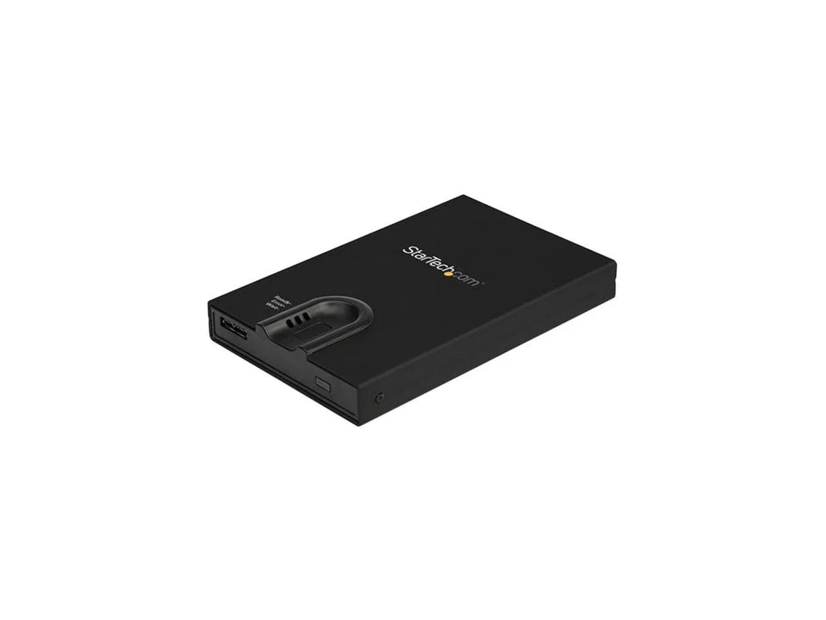 Startech.Com Usb 3.0 To 2.5-Inch Sata External Hard Drive Enclosure With Secure Biometric Fingerprint/Password Access For 256-Bit Aes Encrypted Usb 3.1 Version 1 5Gbps Ssd/Hdd Data Transfer - Portable