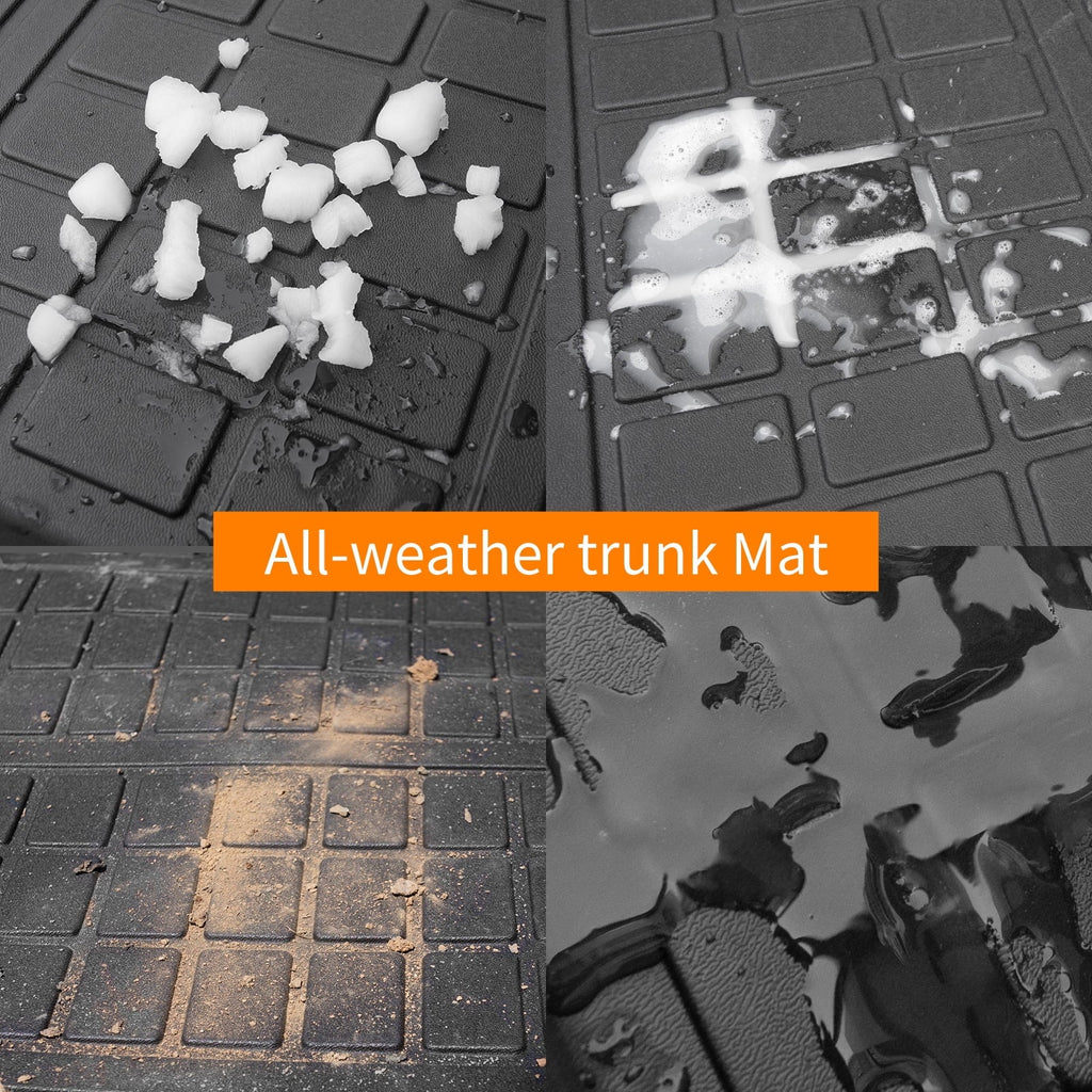 Rav4 Rubber TPE 2020 Trunk 2019 2023 Liner Mat All Accessories Mat) Rav4 2022 2021 Fit climate Mat (Rear Trunk Cargo