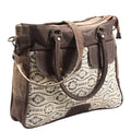 Kb Ohlay Kb417 Tote Upcycled Wool Upcycled Canvas Genuine Leather Women Bag Western Handbag Purse