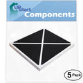 5-Pack Replacement For Hunter 37375 Air Purifier Filter - Compatible With Hunter 30930 Air Filter