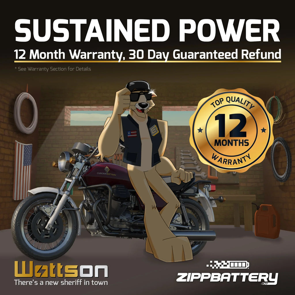 Cb250 1993 Ah, Battery Motorcycle (7L-BS CCA) Volt,6 Battery 75 12 for Zipp Nighthawk Honda YTX7L-BS 250cc