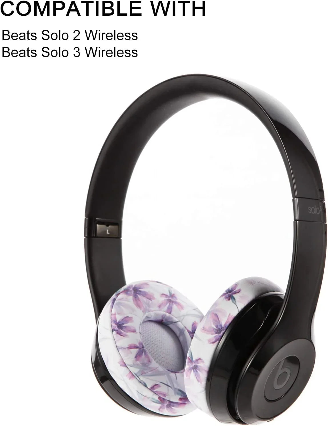Solo Memory Cushions Foam Ear earpads 3 Isolation with Ear Pads,Replacement 2 Beats with Noise Compatible &