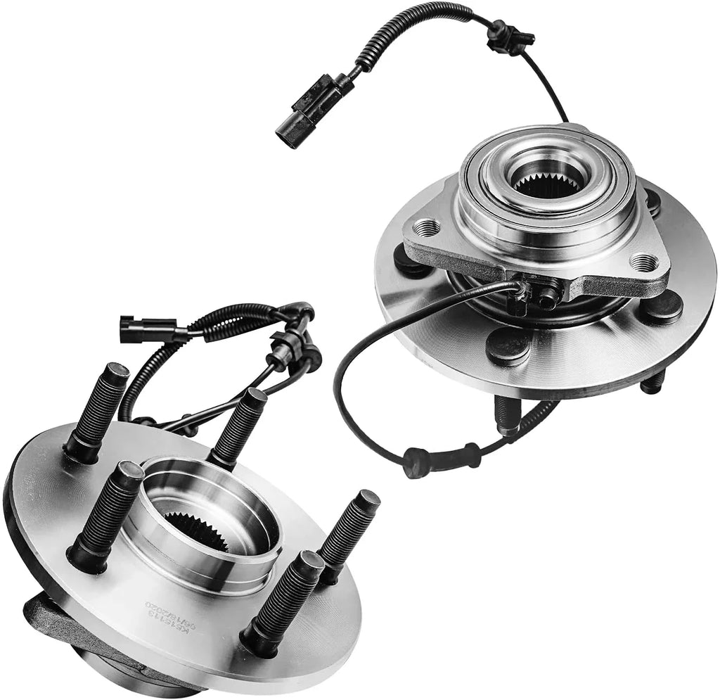 Axle [Excludes 5LUG Ram Replacement Rods 2007 & Tie Wheel 2008 Outer for 2006 Assembly Mega Front Dodge Detroit Hubs 1500 and - Cab] Bearing