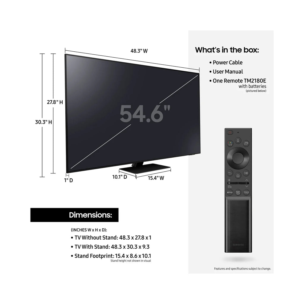 Restored Samsung Qn75Qn85Aa 75 Inch Neo Qled 4K Smart Tv (2021) Bundle With 2 Year Premium Extended Protection Plan (Refurbished)