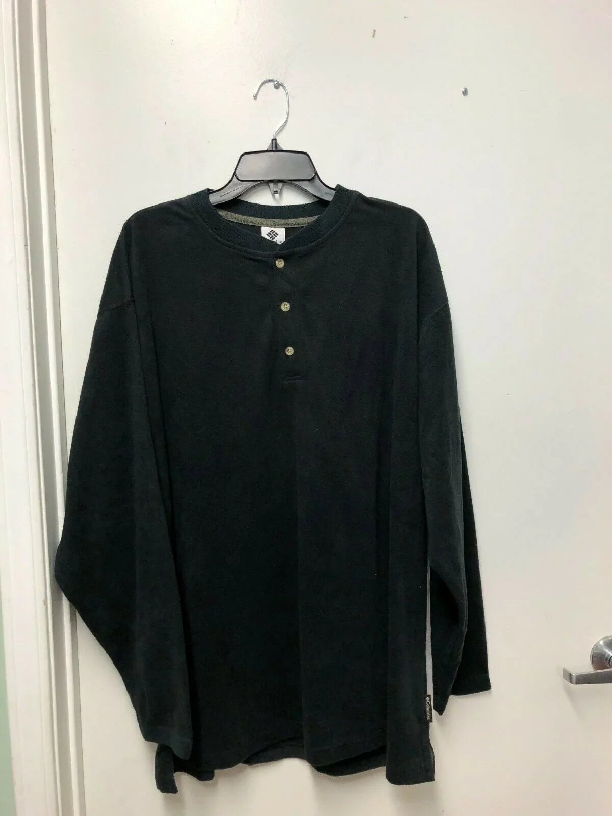 Men's XXLarge Henley dimension Fleece Arctic Sweater Columbia Black Pullover