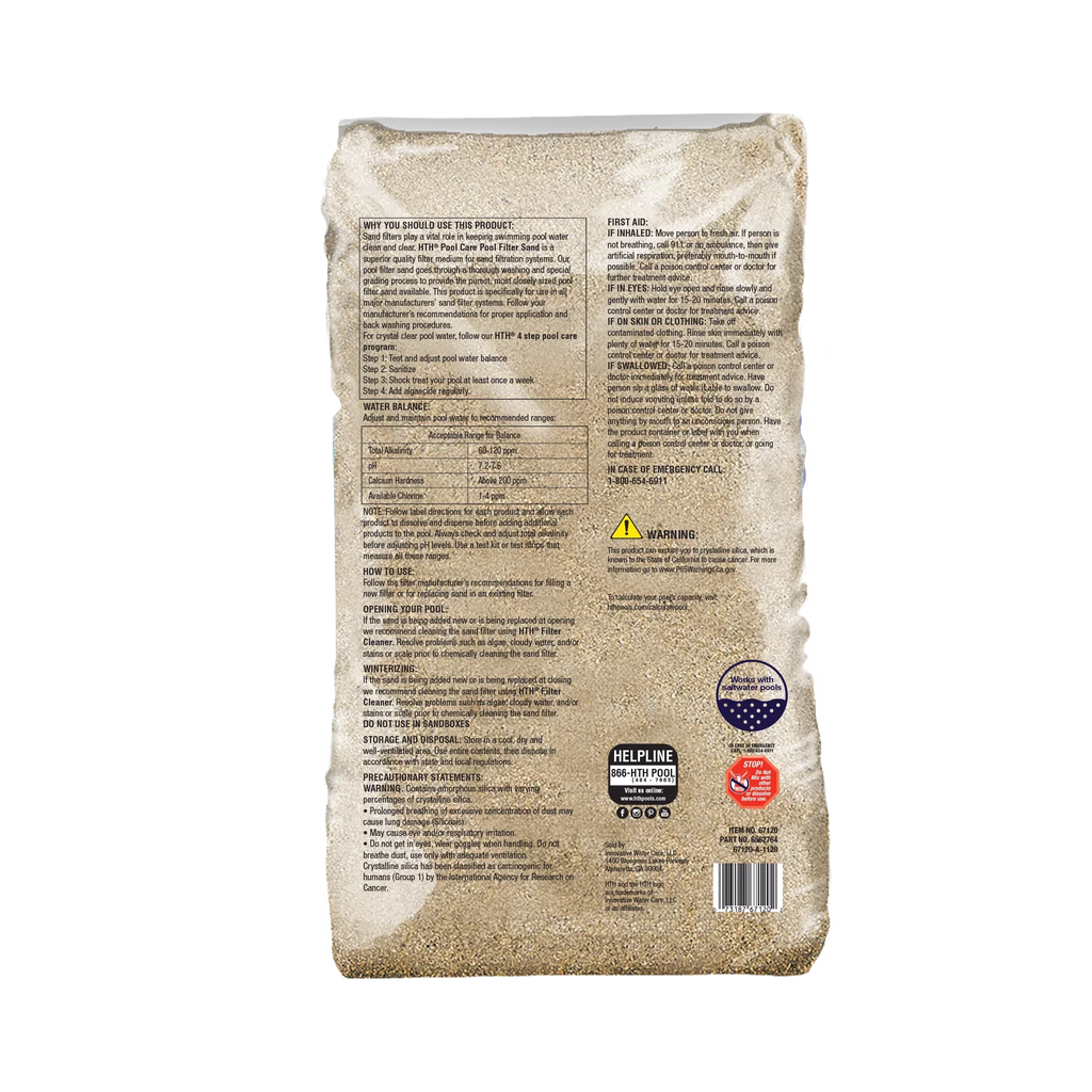 Swimming Filter Pools, Pool Pool Sand HTH 50lb for Care