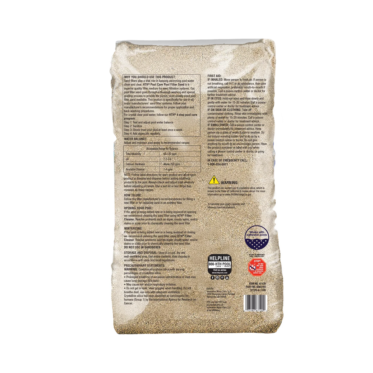 Swimming Filter Pools, Pool Pool Sand HTH 50lb for Care