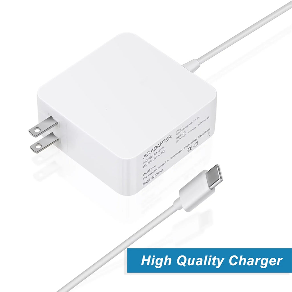 for Compatible DELL AC 65W KONKIN Cord Power Adapter 7390 USB-C 2-in-1 Replacement BOO Latitude Charger PSU 7285 White