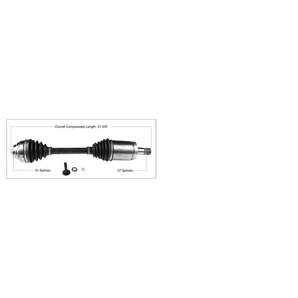 Trakmotive Front Cv Axle Cv Joint Shaft Assembly For Bmw 228I 2014-2016 For Bmw 228I Xdrive 2015 2016 For Bmw 230I 2017-2019 For Bmw 230I Xdrive 2017-2020 For Bmw 320I 2013-2018 For Bmw 320I Xdrive 20