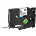 TZ TZe Black Strength Laminated Brother Compatible TZ-231 Tape TZe-S231 for 12mm 40PK P-touch TZ-S231 on White Label TZe-231 GREENCYCLE Extra