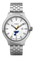 Louis Timex Top Saint Men's Steel Watch Blues Stainless St Brass
