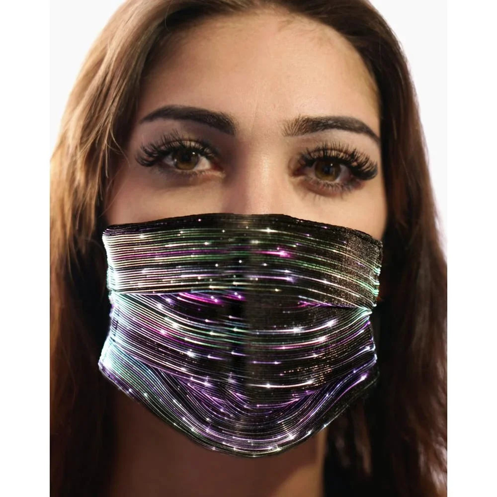 Western Fashion Inc. Led Party Mask - Black 106332