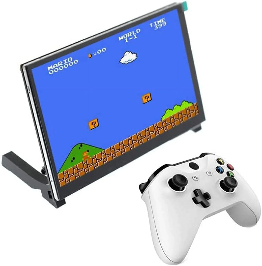 Drive-Free with inch 1024x600 HDMI HD 3B+/4B Touchscreen Display with Stand-H Raspberry LCD Pi Treedix IPS HDMI 7 Compatible Display Monitor Monitor