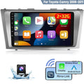 Carplay Podofo 1080P Link Wireless Touchscreen 2+32G Backup FM 9'' Bluetooth, Android WIFI Stereo for Mirror AHD GPS Radio Camry HD Car Hifi 2006-2011 Auto Camera