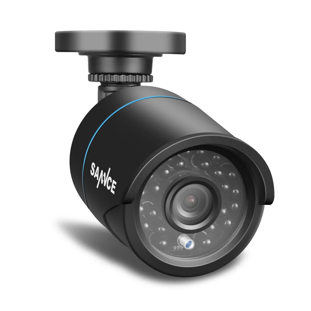HDD Vision Weatherproof Technology/E-Cloud Night Security (8) System Remote -No IP66 Cameras, Service, 720P DVR Surveillance , Code CCTV Full SANNCE 1080N 8CH Camera and Access QR Scan P2P