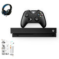 1TB, X Ultra Headset AXTION BOLT Xbox with HD Like 4K Black New Bundle Kit One Cleaning