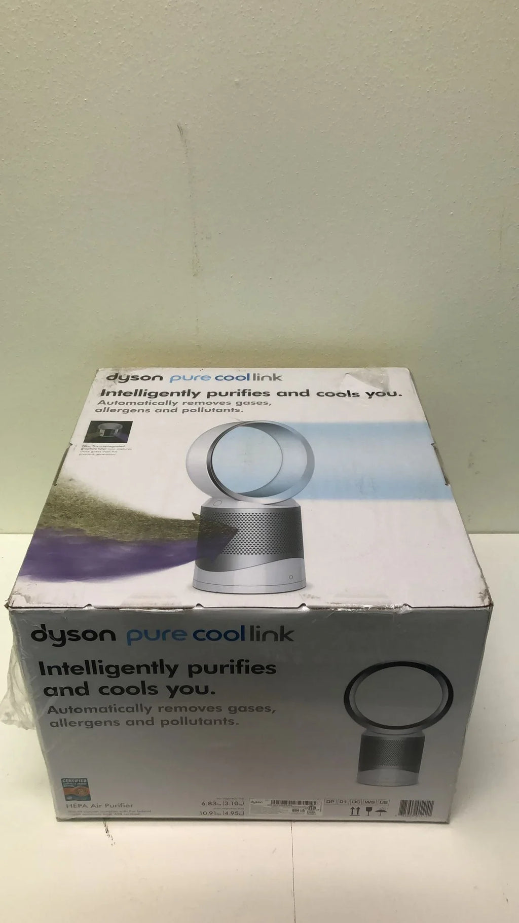Dyson Dp01 Pure Cool Link Desk Air Purifier & Fan | White/Silver | Refurbished