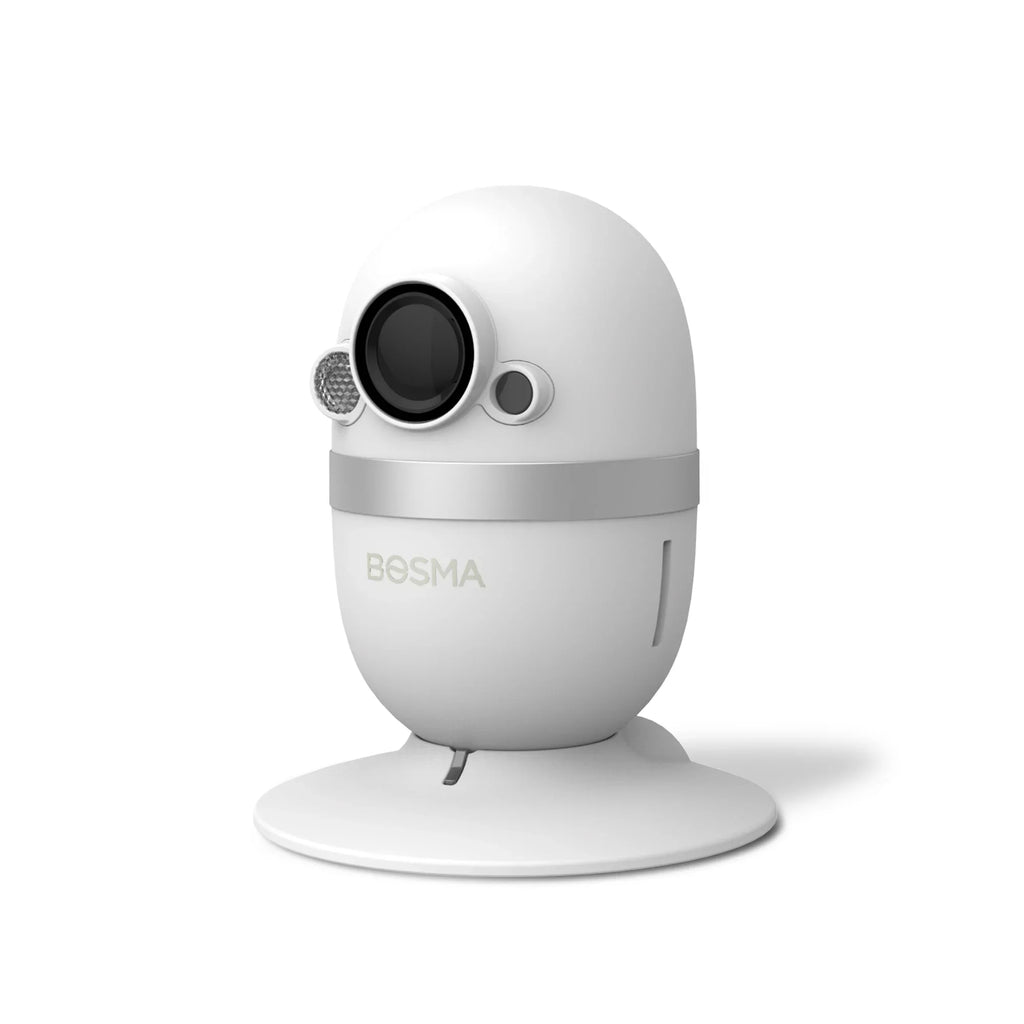 CapsuleCam Monitor, Detection, & with 2 1080p Color Security Wide Pro with Storage Sound Camera Baby Bosma WiFi Night Super HD Motion app, Phone Indoor Local Vision, Audio, Free Angle, Way Camera 162°