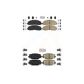 Ameribrakes Front Rear Ceramic Disc Brake Pads Kit For Dodge Grand Caravan Journey Chrysler Town & Country Ram C/V Knf-100018