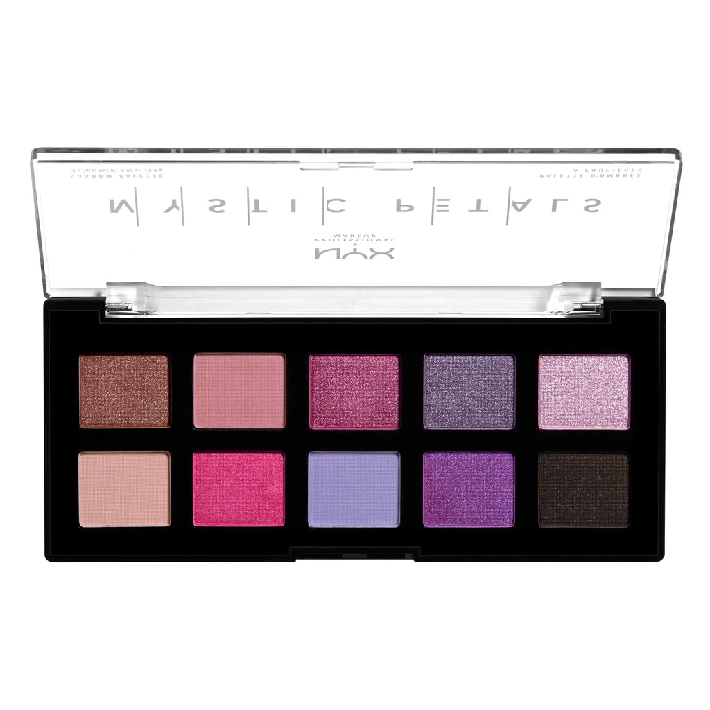Professional Midnight Makeup NYX Eyeshadow Petals Mystic Palette, Orchid