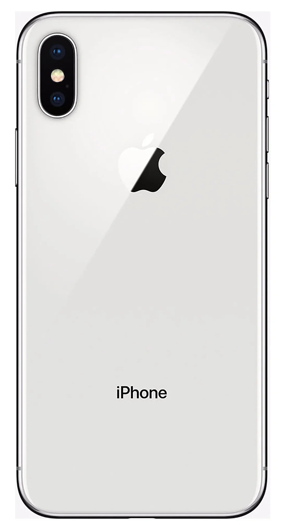 '- 12MP X Silver Camera w/ iPhone 64GB Dual Unlocked Phone GSM (Used)