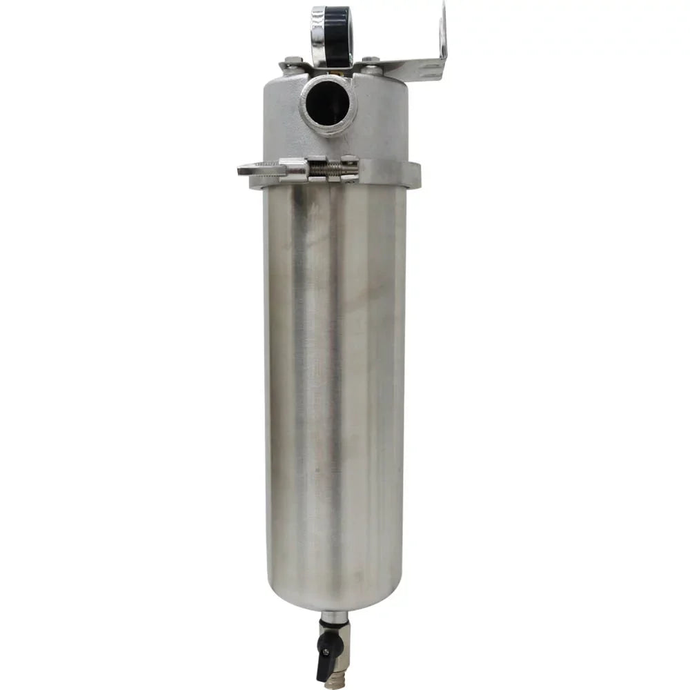 Front Stainless NPT Steel Whole 1 inch inch House TECHTONGDA 8000L/h for 304 liquid liquid Filter Purification 10 Housing Filter