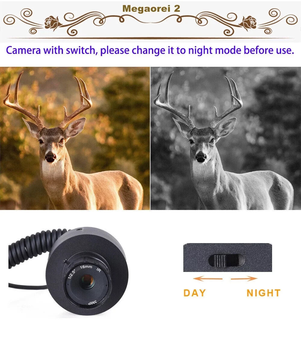 Paddsun Set Of Megaorei 2 M2A Infrared Night Vision Device(Including 32Gb Microsd Car)