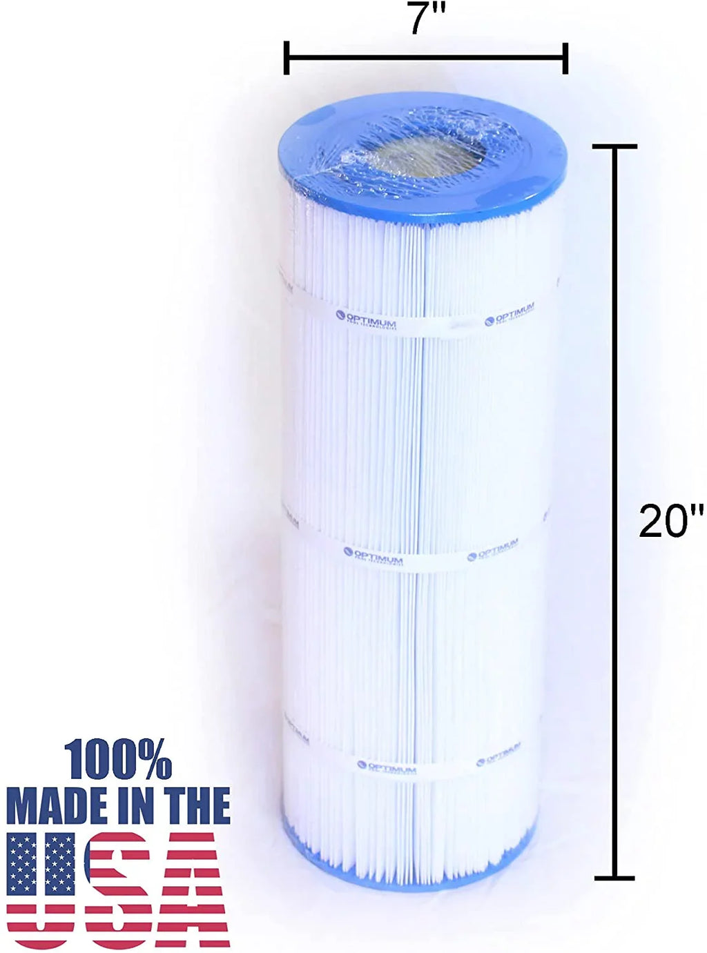 320; for SQ. USA Clean Pool Element FT. Clear in 4 Filter & Cartridge Pack Made Pentair Replacement - 80 Plus