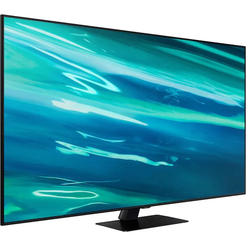 Restored Plan 2 with 55 QLED TV UHD (2021) QN55Q80AA Extended Year Inch 4K (Refurbished) Premium Bundle Protection Smart