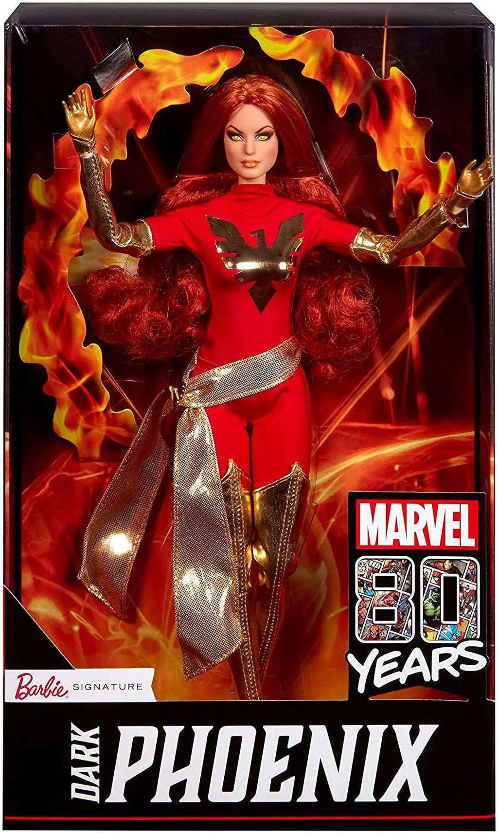 Phoenix Doll Marvel Barbie Dark