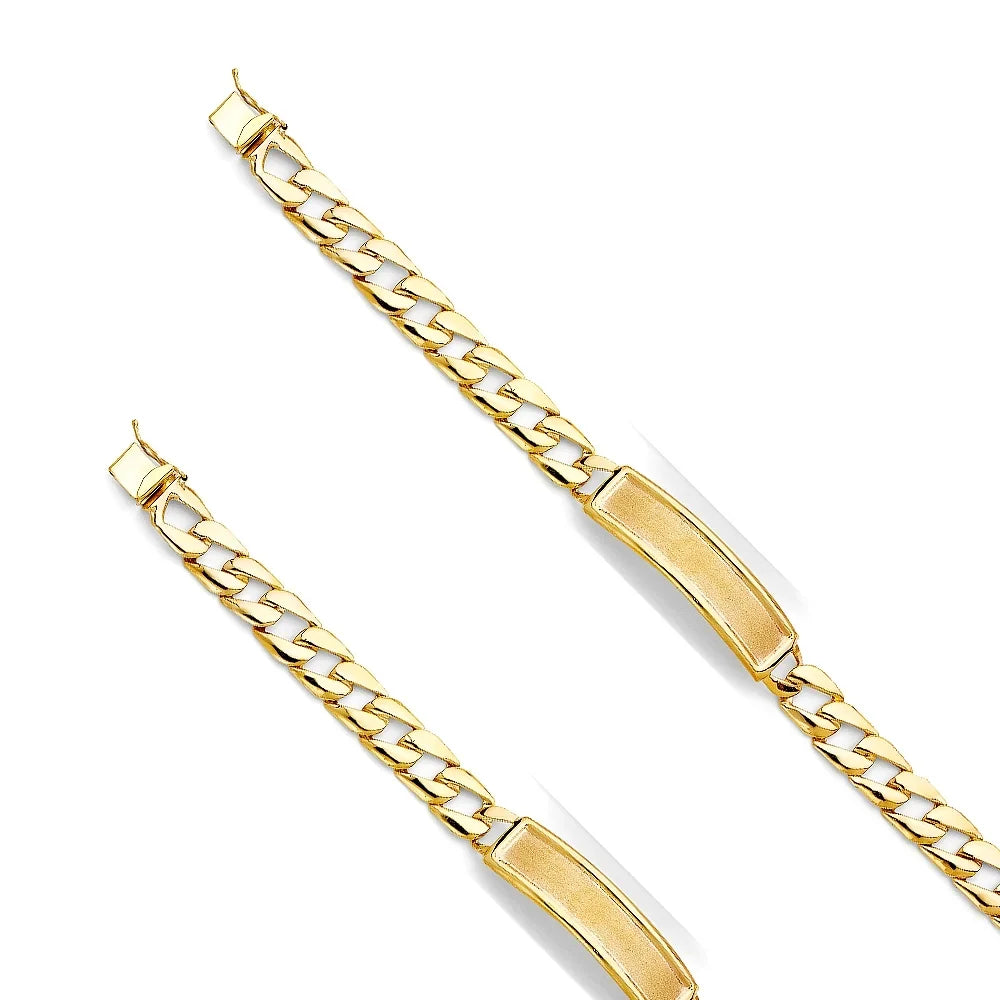 Link Cuban for 14KY Men| 8" Chain - 13.6 Elegant Weight Yellow Women Gold Men’s Jewelry ID | Stamp | and Bracelets 14k Bracelet Gold