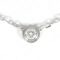 Pre-Loved Cartier D'Amour Sm K18Wg Necklace Diamond Total Weight Approx. 3.0G Approx. 41Cm Similar (Good)