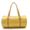 Pre-Loved Louis Vuitton Monogram Vernis Bedford Handbag Enamel Leather Beige Yellow M91006 (Fair)
